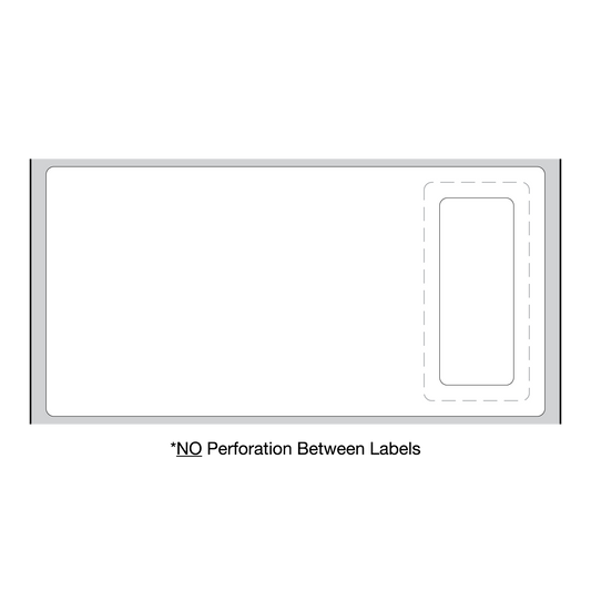 LABEL DT PERMNNT 1INCOR 4X1 WHT 8X1300CT