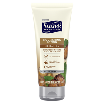 Suave Skin Lotion 3oz Cocoa Shea Nourishing (12in)