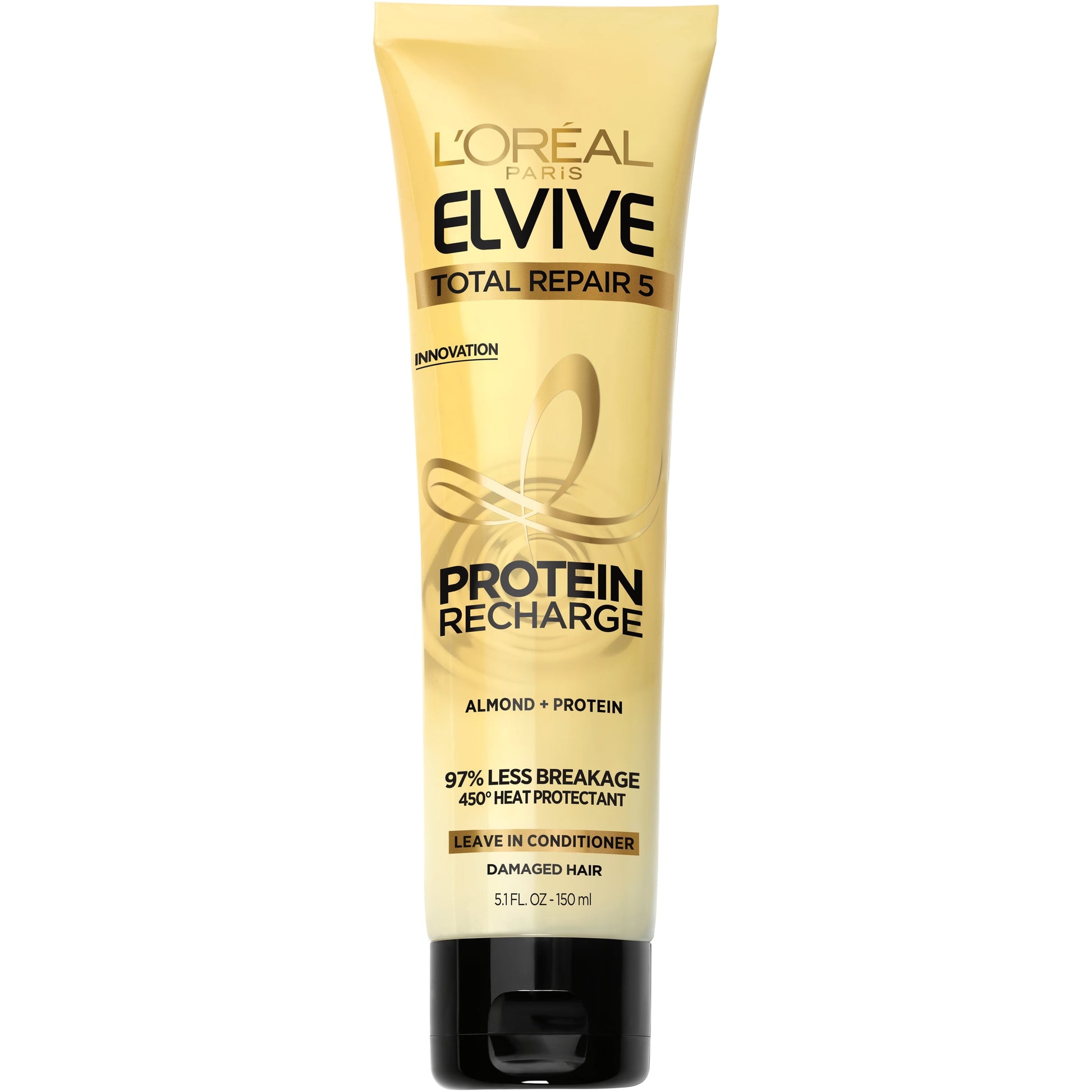 L'ORÉAL PARIS Elvive Total Repair 5 Protein Recharge Leave In Conditioner, 5.1 fl oz