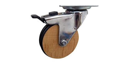 ONE SWIVEL PLY CSTR W/BRK 6"X2" 25 CT DS