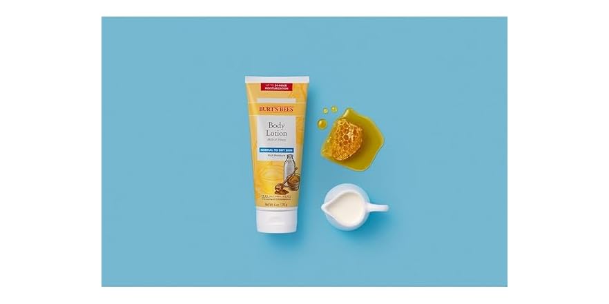 Burt's Bees Naturally Nourishing Milk & Honey Body Lotion, 6 oz