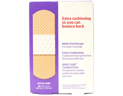 BAND AID SPORT STRIP EXTRA WIDE 1SZ 30CT