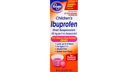 GNP IBUPROFEN CHLD BGUM SUS 8 OZ