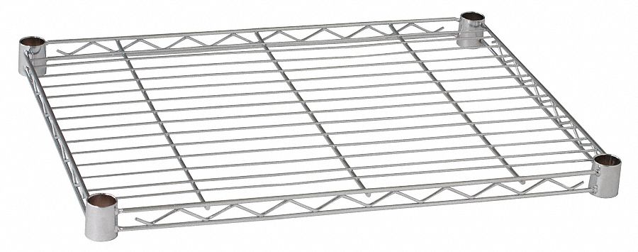 WIRE SHELF 18"X48" STAINLESS 4 CT DS