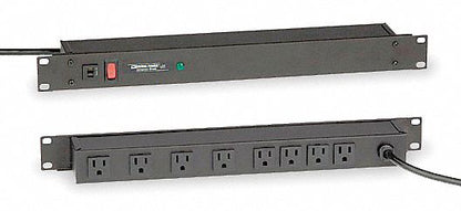 4-OUTLET SURGE 2.5FT LT GRAY