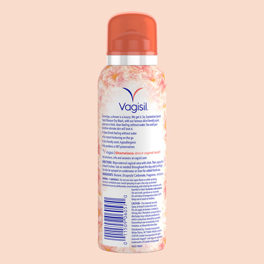 Vagisil Scentsitive Scents Dry Wash Peach Blossom 2.6oz