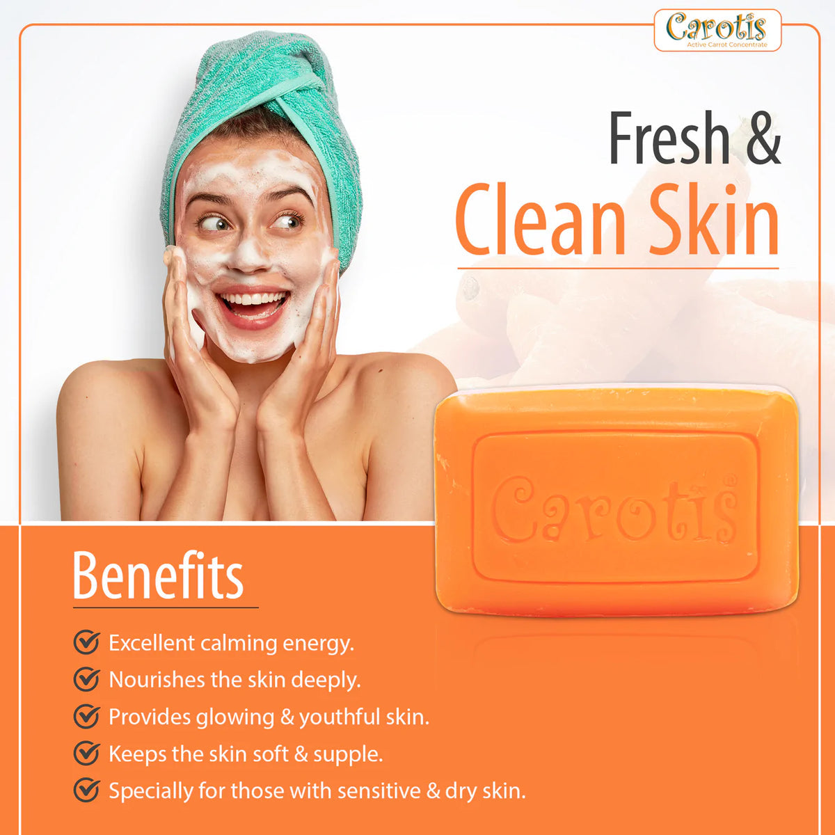 CAROTIS BRIGHTNNG GEL TUBE 1 OZ