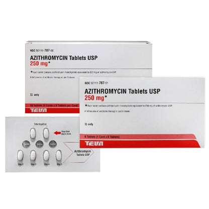 AZITHROMYCIN TB 250MG 6 BPK