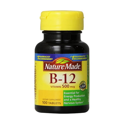 VITAMIN B-12 500 MCG TAB 100 (10X10) UD