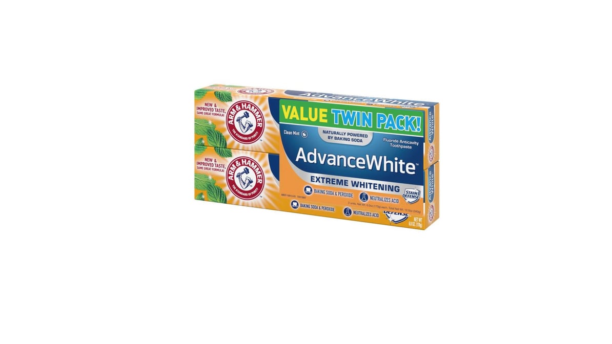 Arm & Hammer Toothpaste Advanced White Clean Mint 6oz