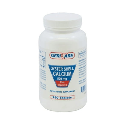 OYSTER SHELL 500 MG CALC+D TAB 1000 GERI