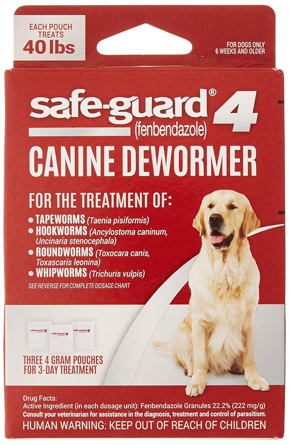 SAFEGUARD CANINE DEWORMER 4GM