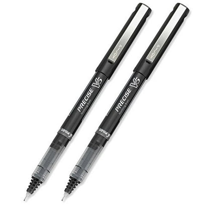 Pilot Precise V5 Rolling Ball Stick Pens, Extra Fine Point (0.5mm), Black, 1 Count