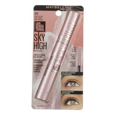 MAYBELLINE New York Lash Sensational Sky High Tinted Primer Mascara Makeup, 810 Soft Black, 0.26 oz