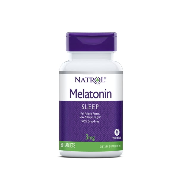 MELATONIN 3MG FD TAB 120 + 60 CT NAT TRU