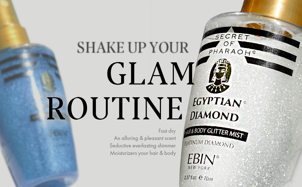 EBIN NEW YORK Secret of Pharaoh Glitter Gel - Lavender Sparkle