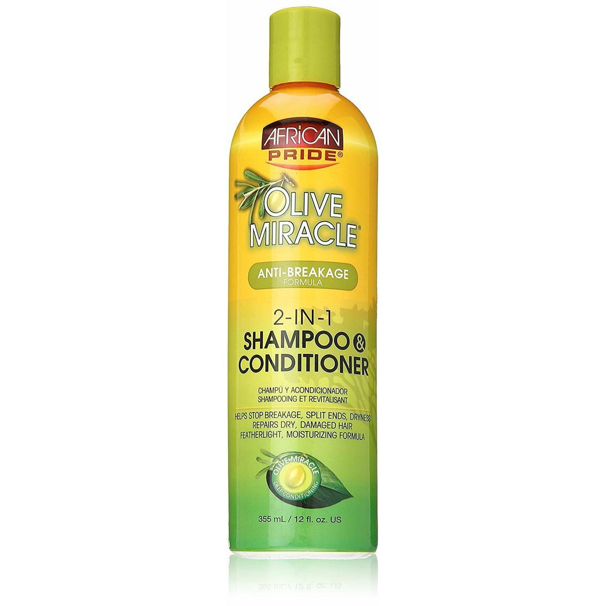 African Pride Olive Miracle Moisturizing Anti-Breakage Formula, 12 oz