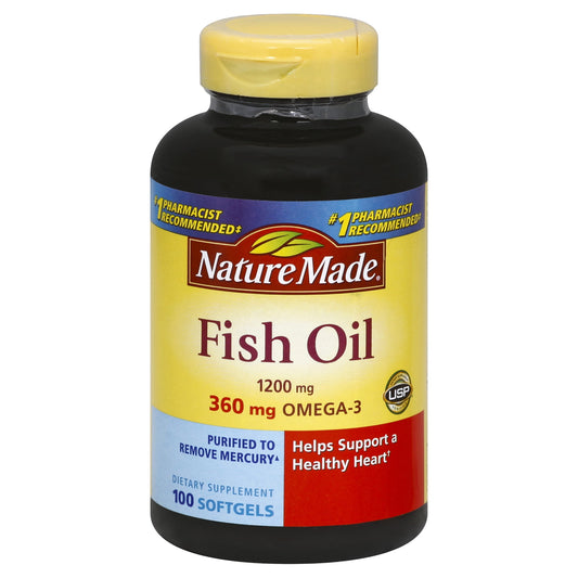 FISH OIL 2800MG SOFTGEL 60CT NATMADE