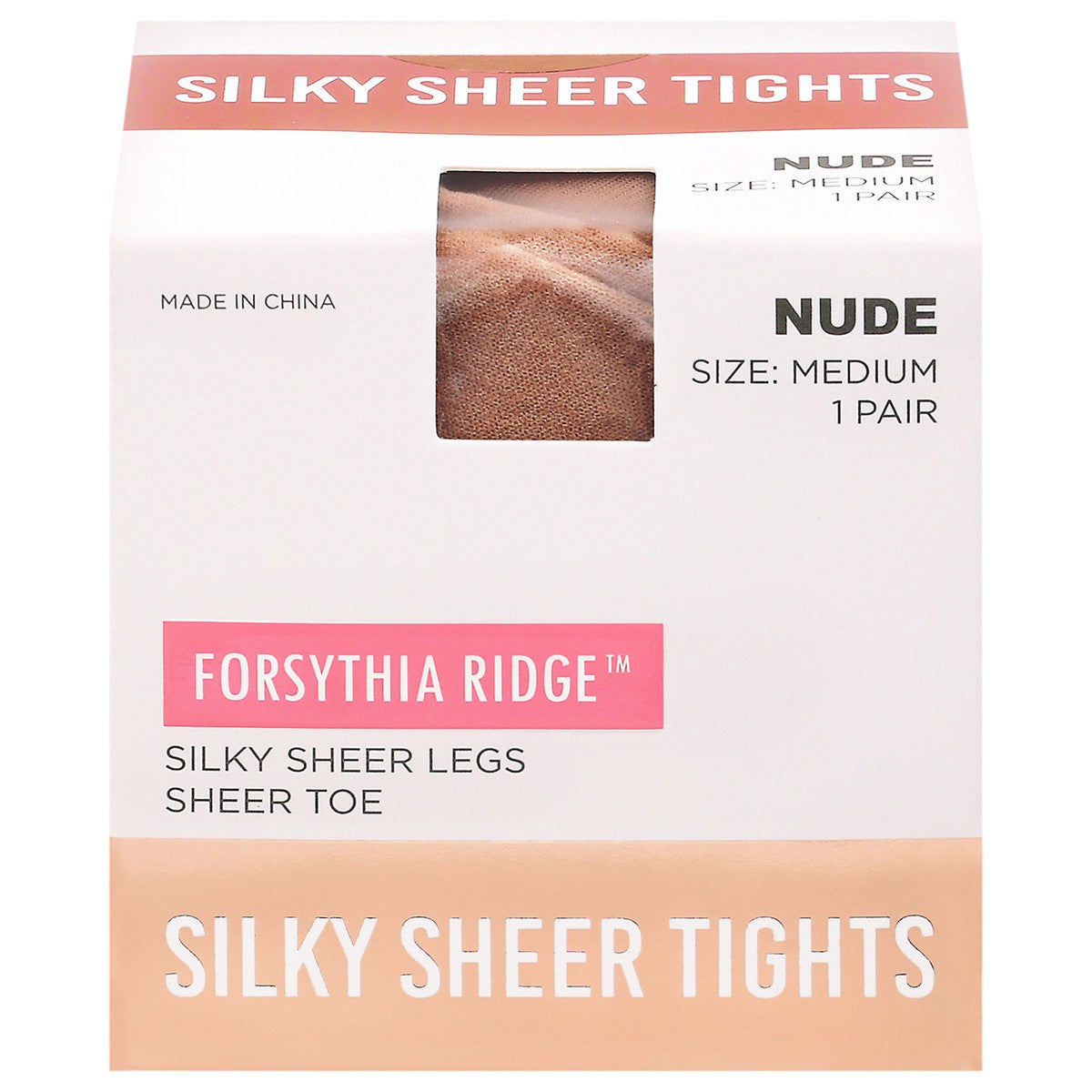 Forsythia Ridge Semi Sheer Tights Medium 1Pk