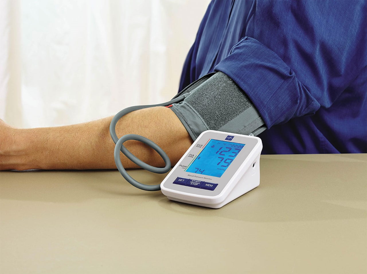 BLOOD PRESS MONITOR TALKING W/ WIDE CUFF
