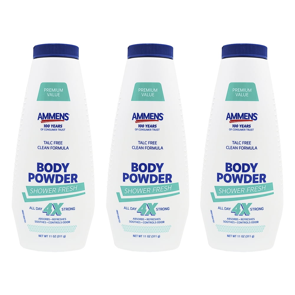 AMMENS SHWR FRSH TALC FREE BODY PWD 11OZ