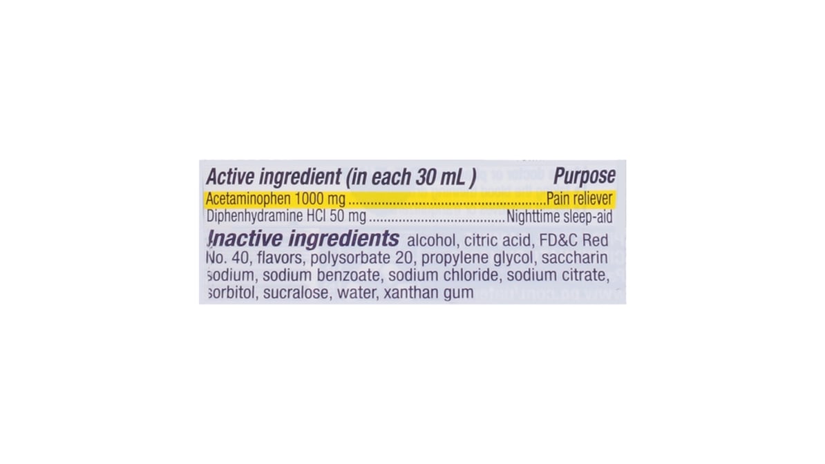 VICKS ZZZQUIL NIGHT PAIN BK CHR LIQ 12OZ