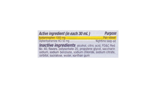 VICKS ZZZQUIL NIGHT PAIN BK CHR LIQ 12OZ