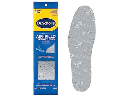 Dr. Scholls Air-Pillo Memory Foam Insoles  (M 7-13/W 5-10)