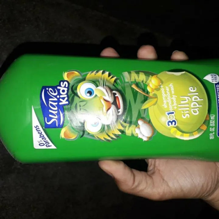 Suave Kids 3-In-1 Shampoo-Cond -Bodywash Silly Apple 18oz