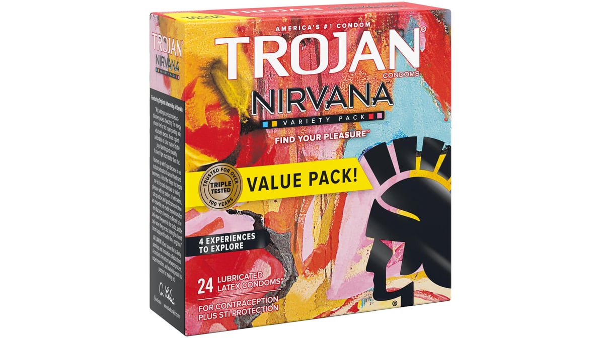 TROJAN NIRVANA CM 10 LUBRICATED