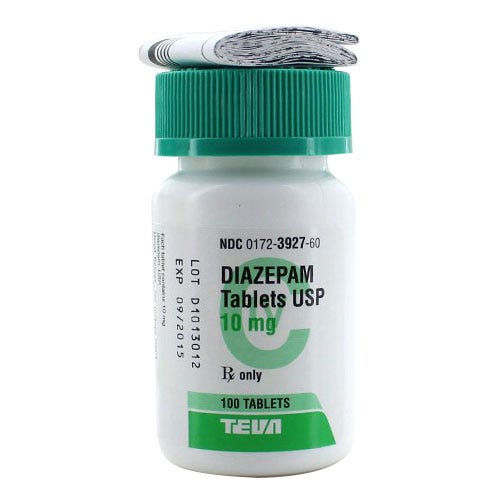 DIAZEPAM TB 5MG 100            C4