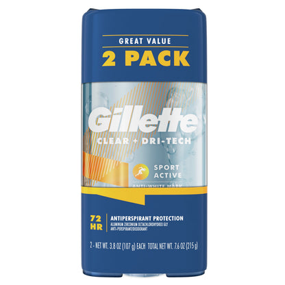 GILLETTE H/E AP/DEO GEL SPORT 3.8OZ