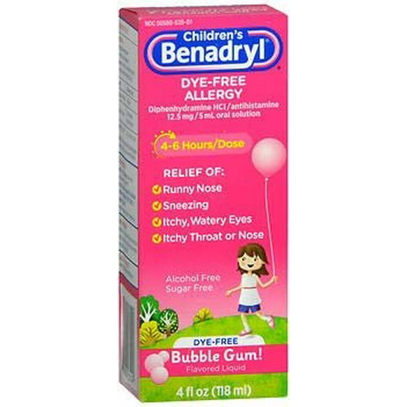 BENADRYL CHD LQ12.5MG/5 236ML BGM