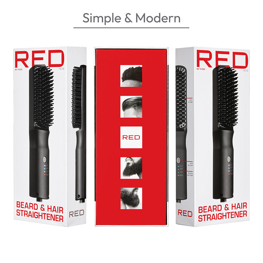 Kiss Red Beard & Hair Straightener