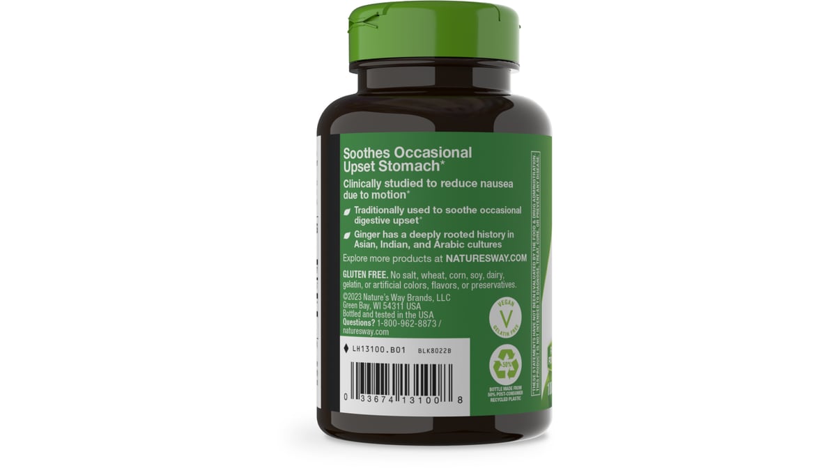 NWY GINGER ROOT CP 550MG 100