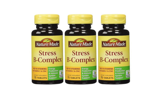 STRESS B COMPLEX TABLET 75CT NAT MADE