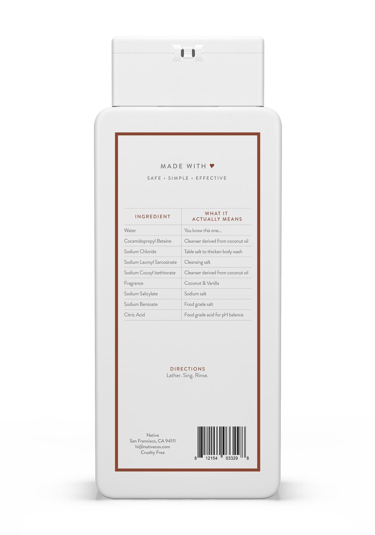 SHAMP&BODY WASH,CNUT PNPL
