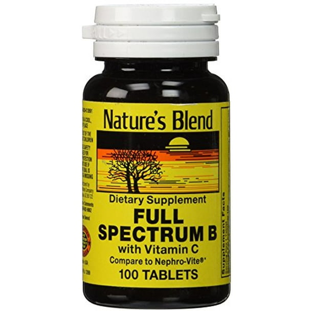 FULL SPECTRUM B W/C TAB 100CT NAT BLEND
