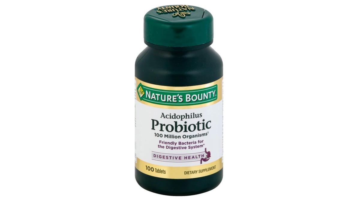 ACIDOPHILUS PROBIOTIC TAB 120CT NAT BNTY