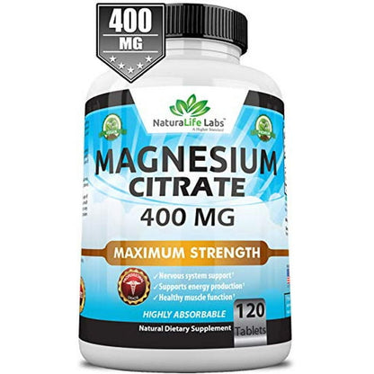 Magnesium Citrate; 400 Mg