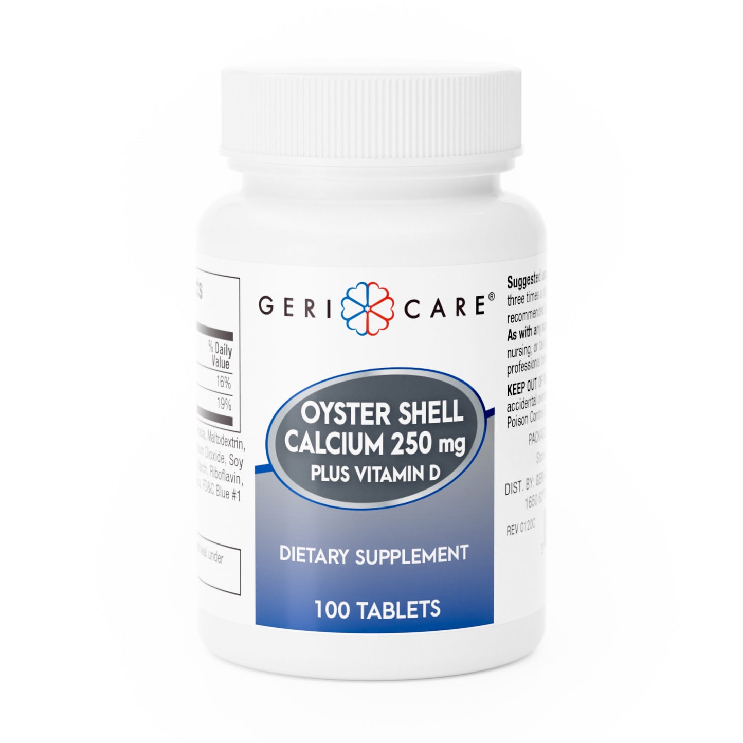 OYSTER SHELL CALC 500MG+VIT D TAB 100CT