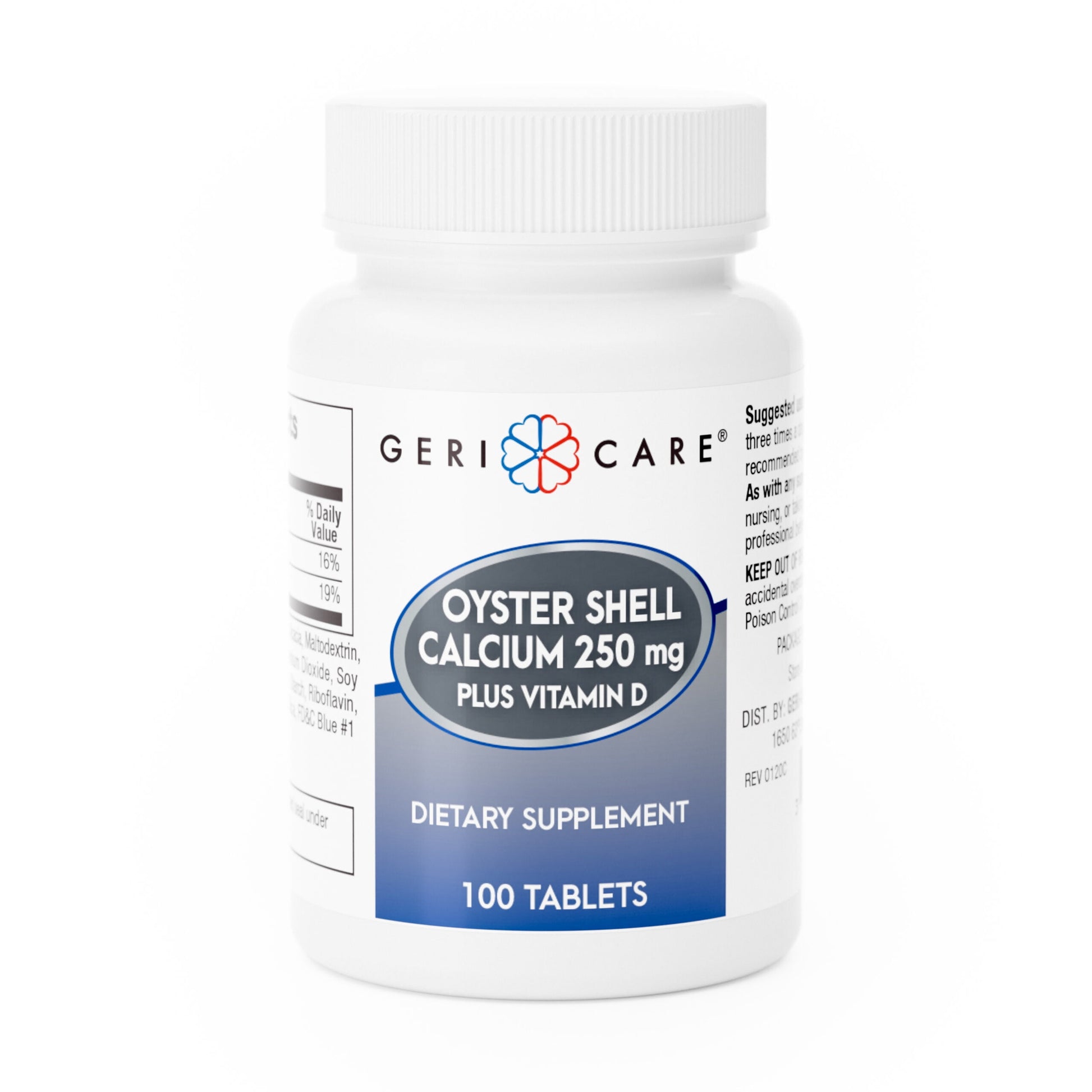 OYSTER SHELL CALC 500MG+VIT D TAB 100CT