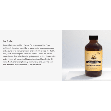 SUN ISLE BLK CASTR OIL P 2OZ