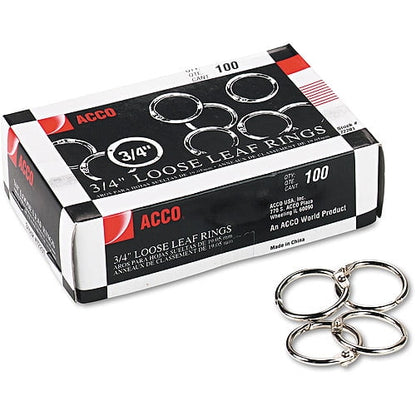 Ava 1.5" Book Rings, 3 count