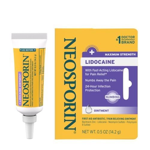 Neosporin + Lidocaine Maximum Strength Ointment 0.5oz