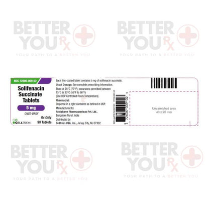 SOLIFENACIN SUCCINATE TB 5MG 30