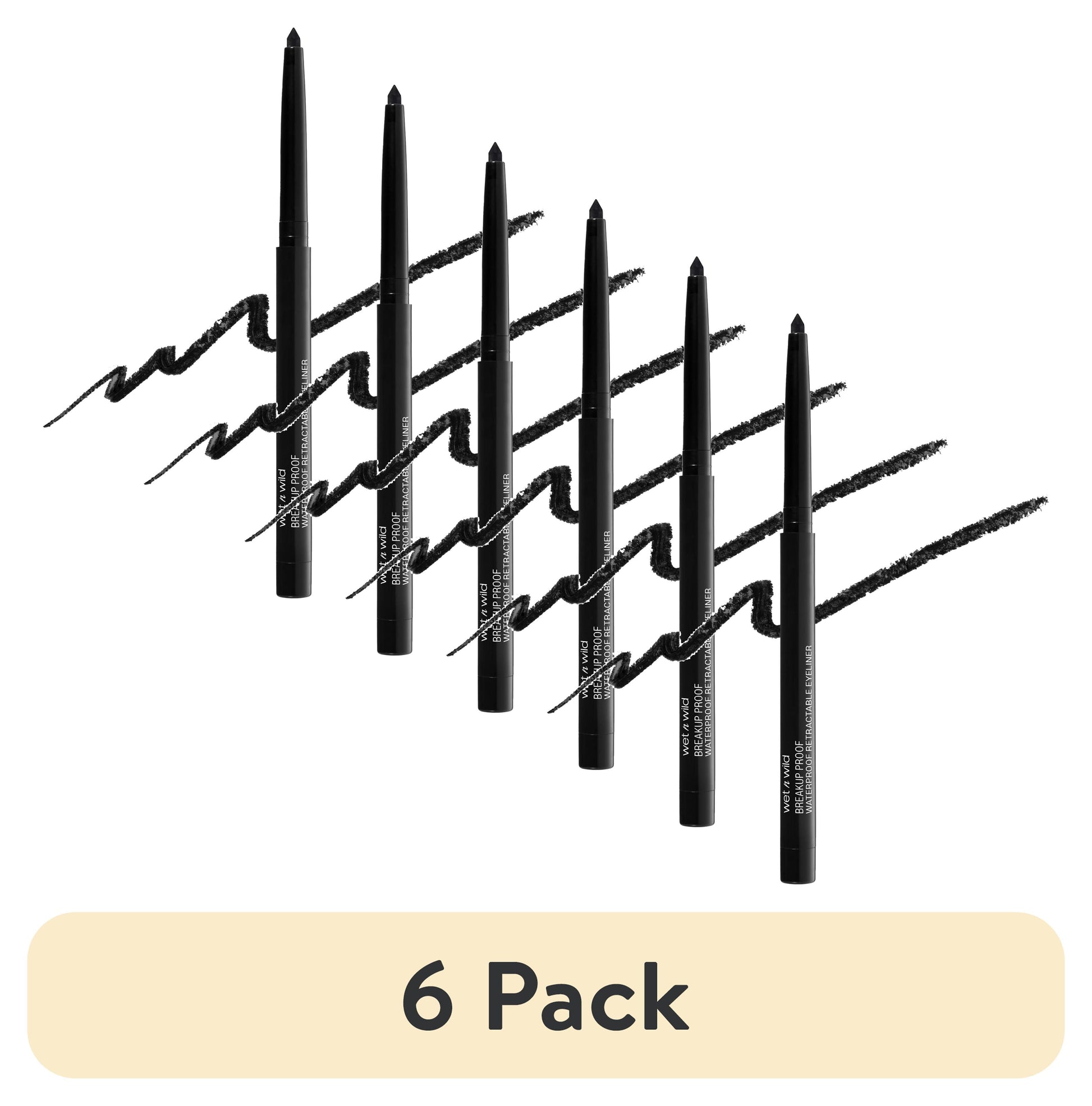 wet n wild Mega Last Breakup-Proof Retractable Eyeliner - Black
