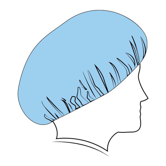 BOUFFANT CAP BLU PLYP LTX/F 21IN 1000 DS