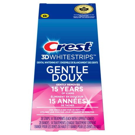 CREST 3D WHITE STRIP GENTLE ROUTINE 14CT