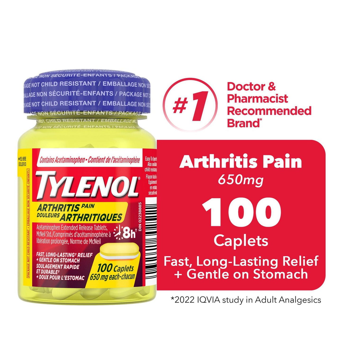 TYLENOL ARTH TB 650MG 24 CPLT